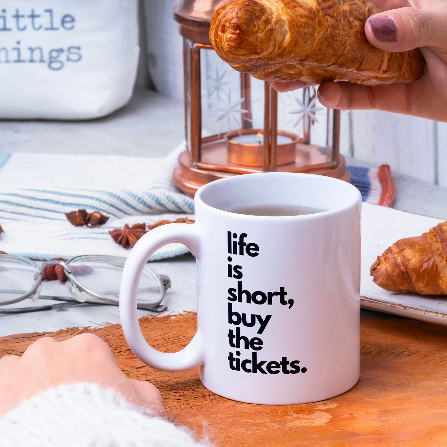 Life Is Short, Buy The Tickets Mug