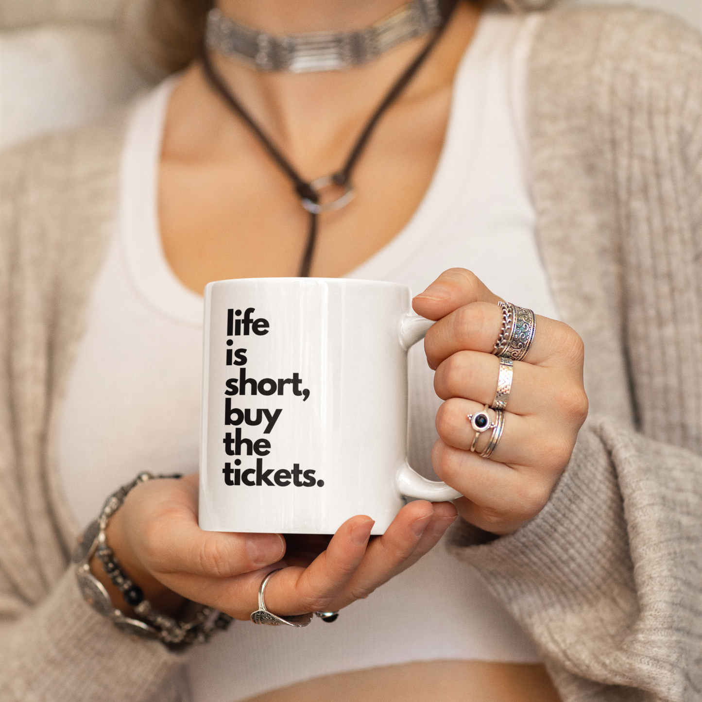 Life Is Short, Buy The Tickets Mug